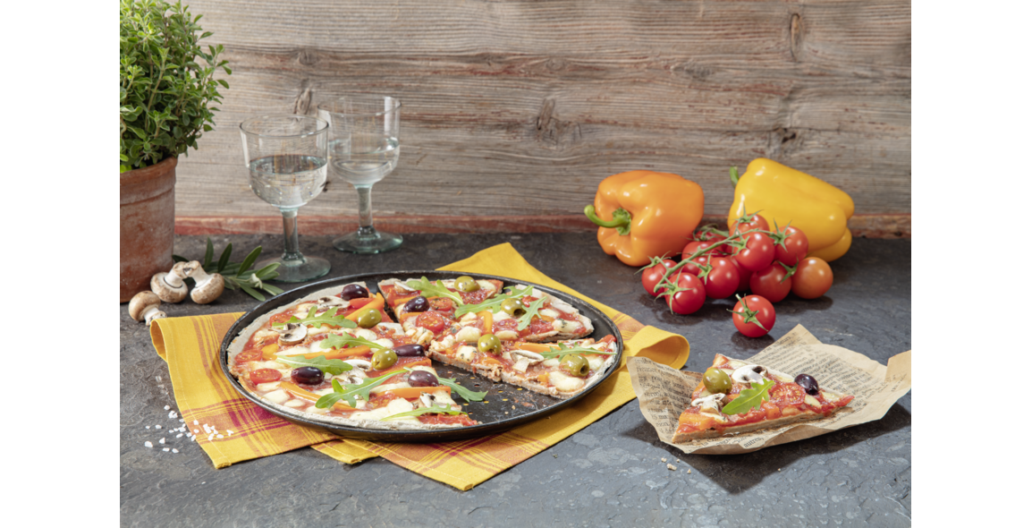 Buchweizen-Veggie-Pizza