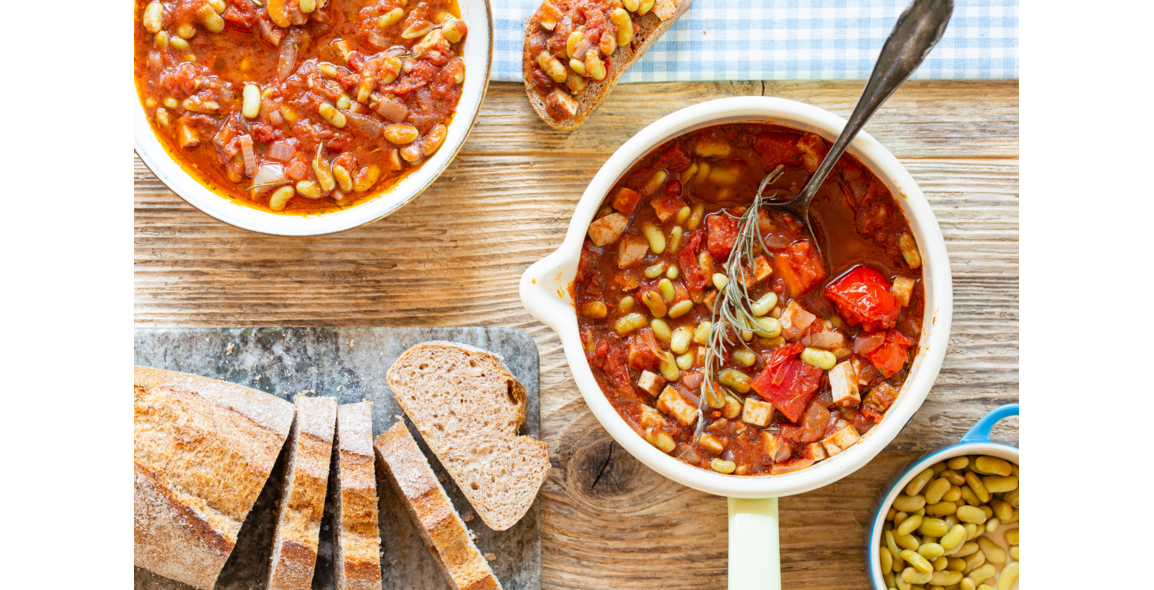 Flageolet Bohnen à la provençale