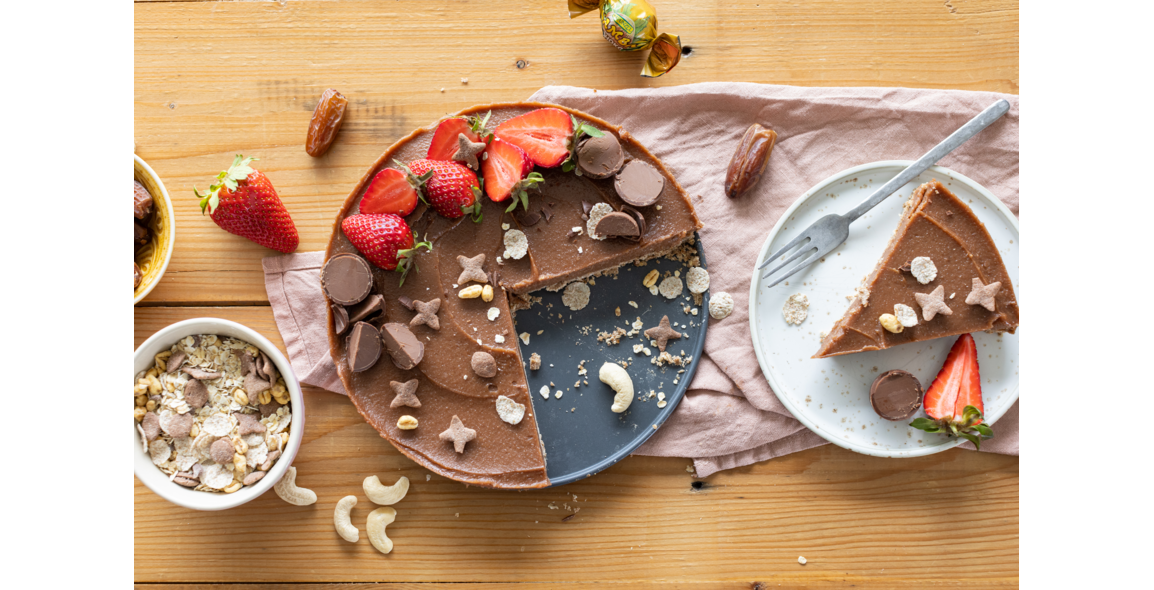 Mond und Sterne Kuchen mit Sambafüllung
