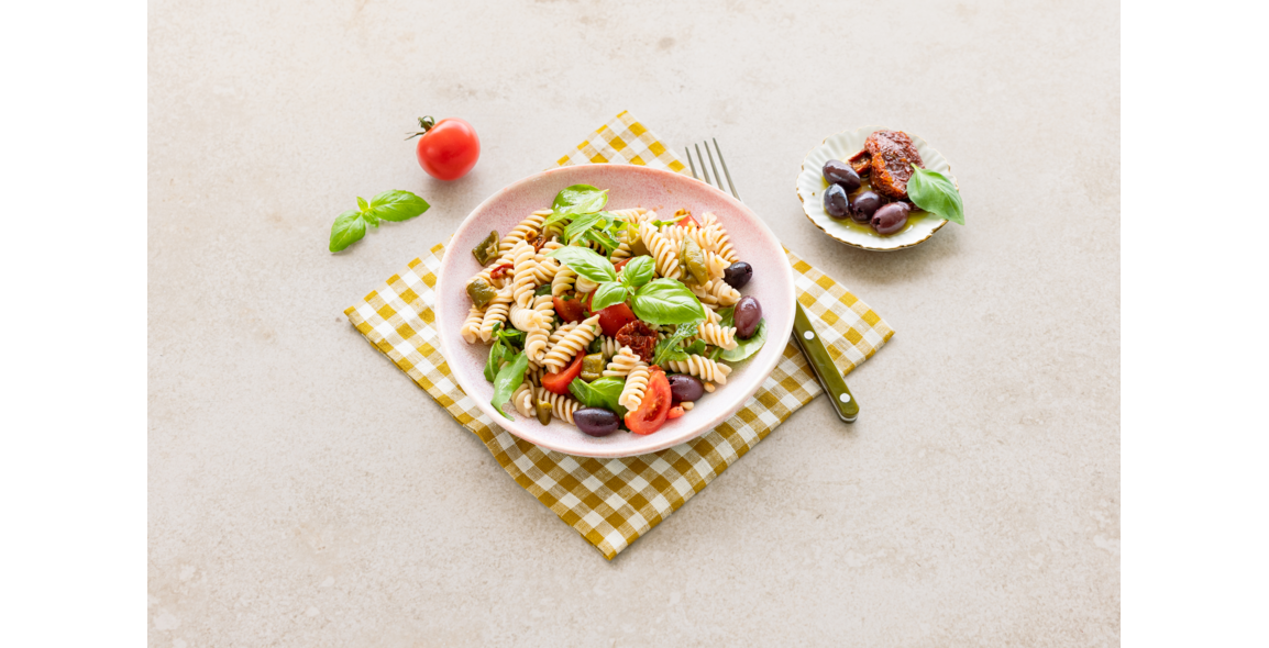 Antipasti Reisnudelsalat mit Zitrone