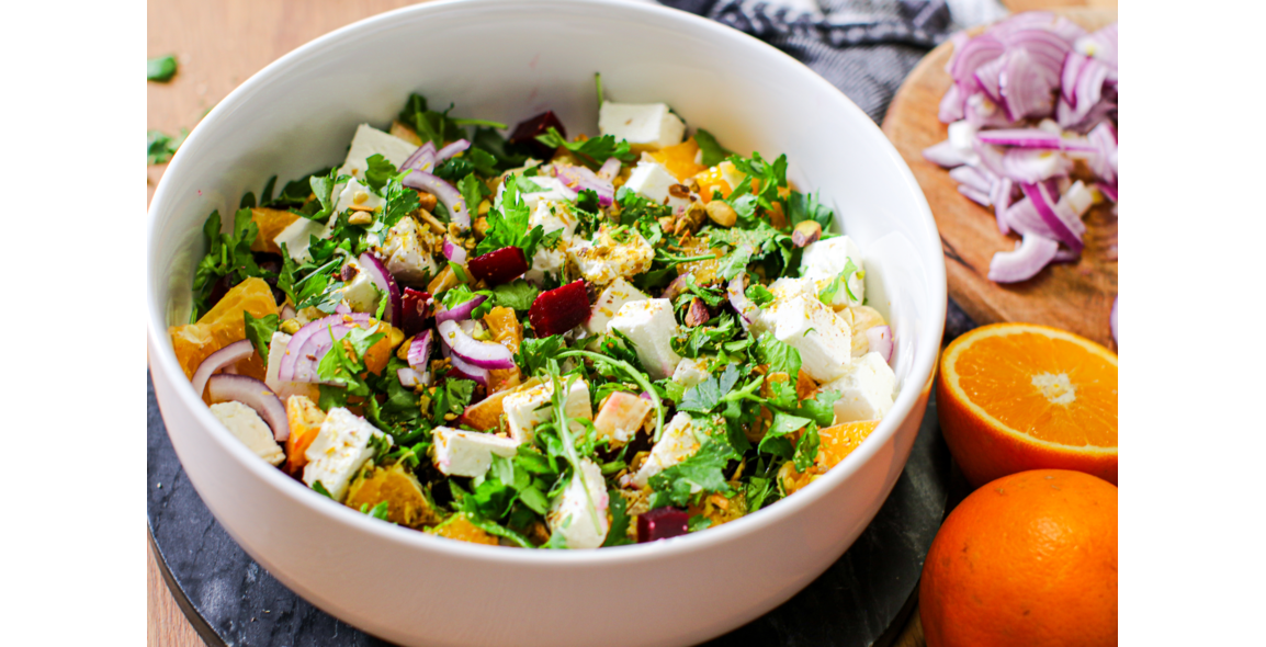Wintersalat mit Rote Bete und Feta