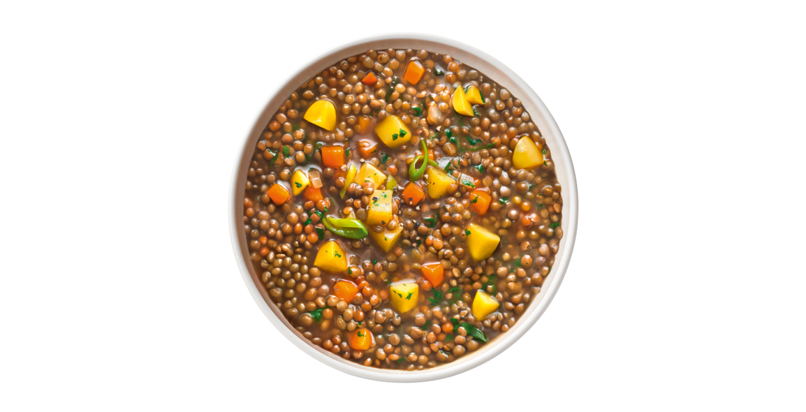 Deftiger Linseneintopf