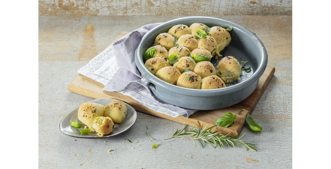 Bubble Bread mit verschiedenen Toppings