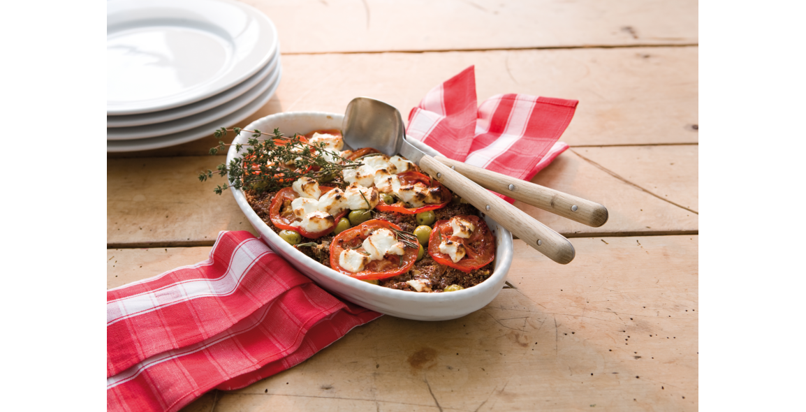 Griechischer Quinoa-Gemüseauflauf