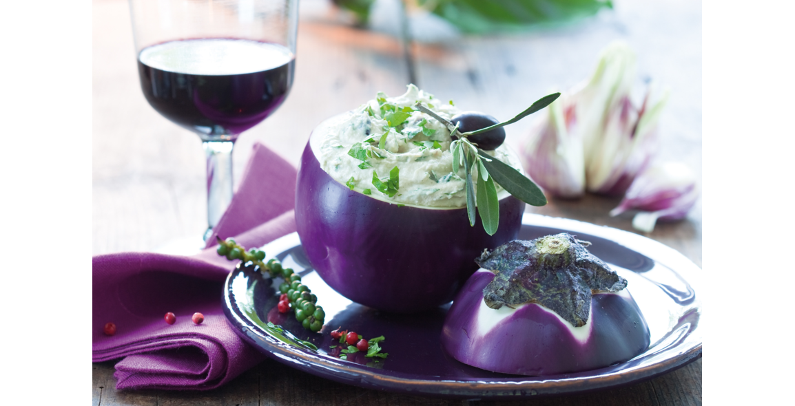 Auberginen-Sesam-Dip