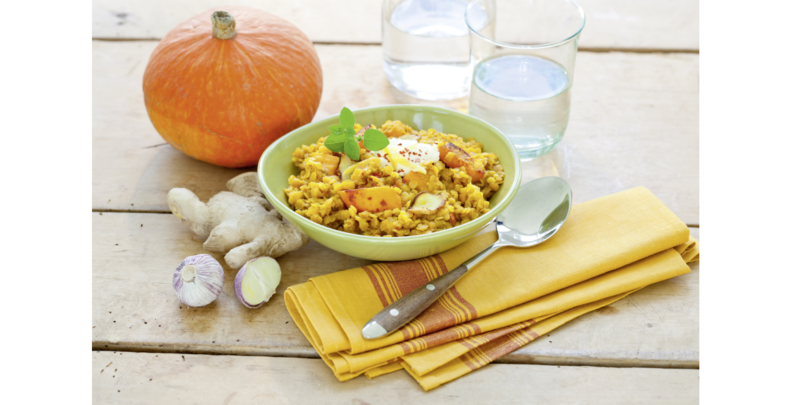 Kürbis-Linsen-Curry