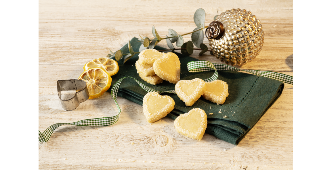 Kokos-Zitronen Herzen