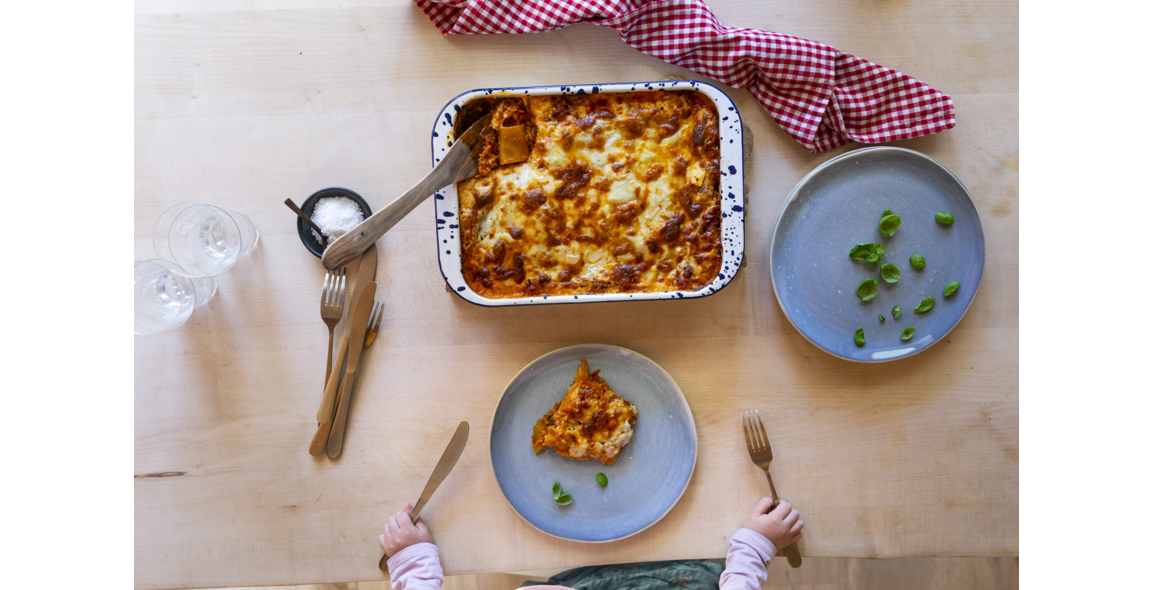 Tiger-Lasagne für Groß und Klein