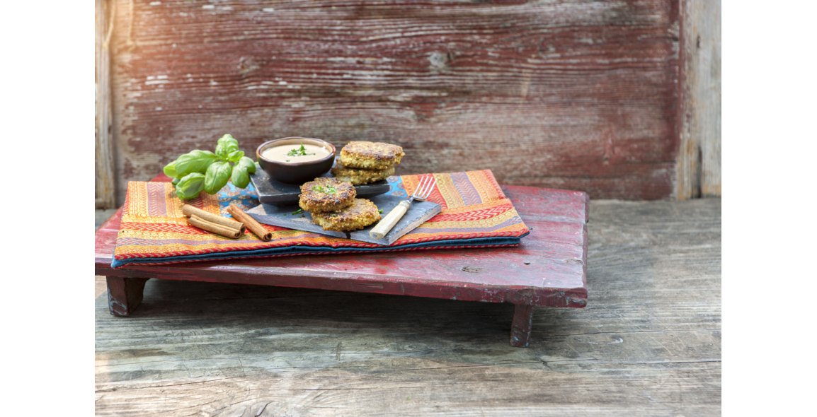 Orientalische Hirse Bratlinge