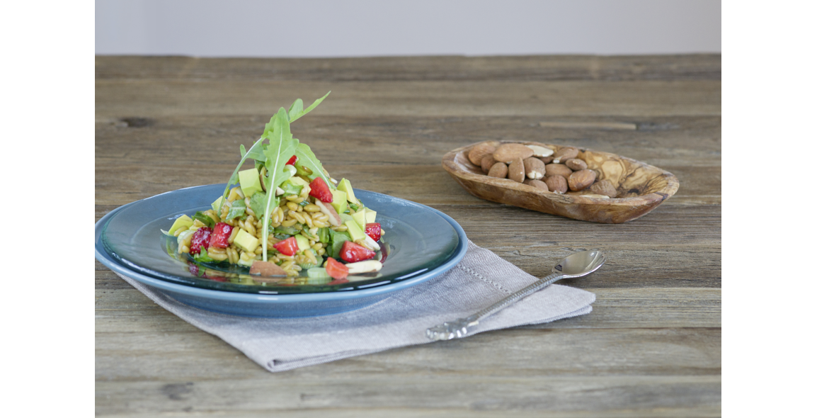 Kamut-Salat mit Avocado und Rauke