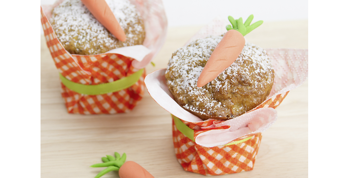 Rüblimuffins mit Piment Koriander