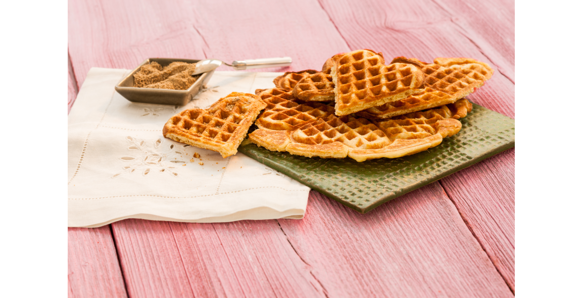 Hefe-Nuss-Waffeln