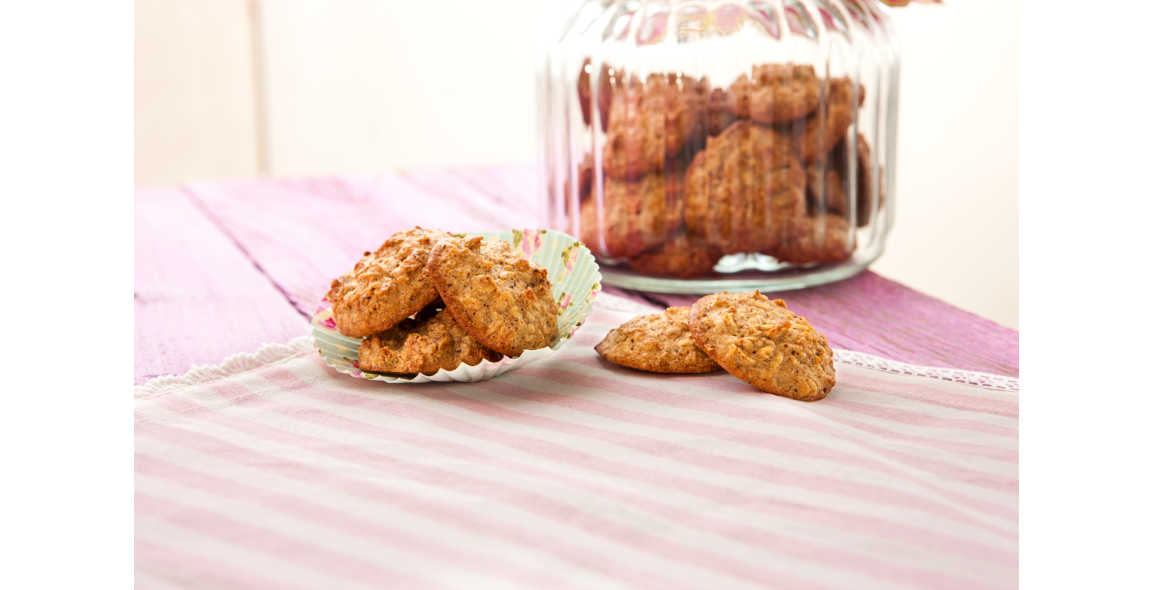 Hafer-Nuss-Kekse mit Ingwer