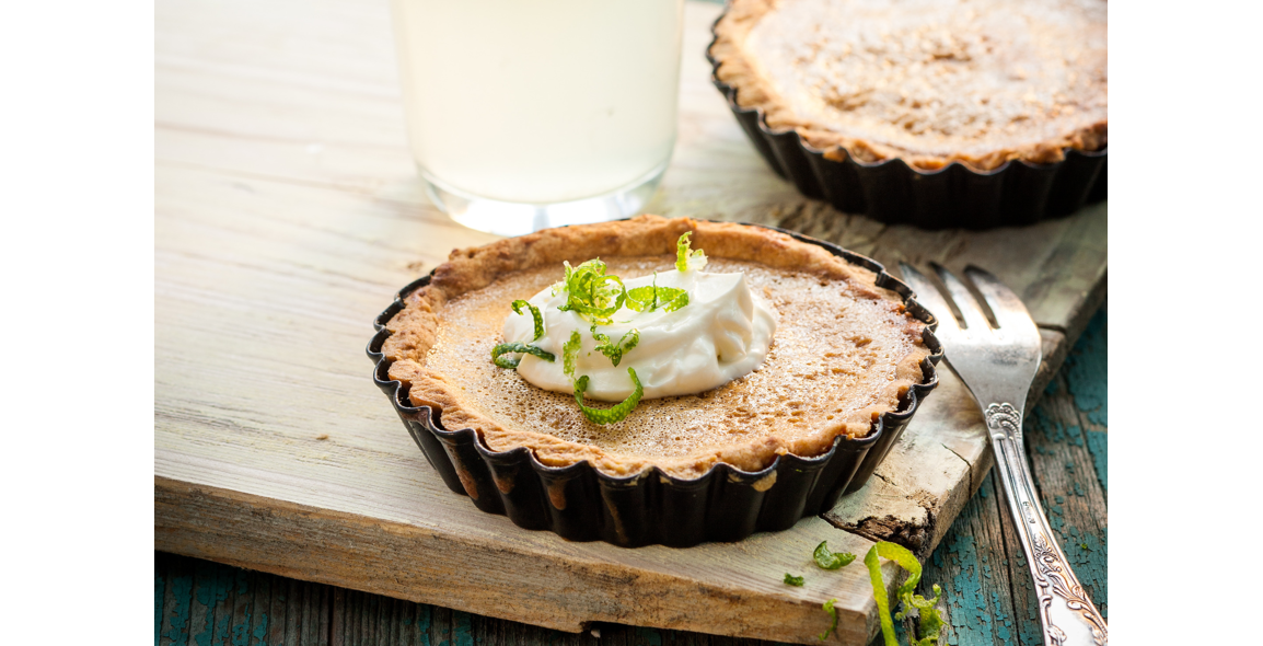 Limetten-Nuss-Tarte