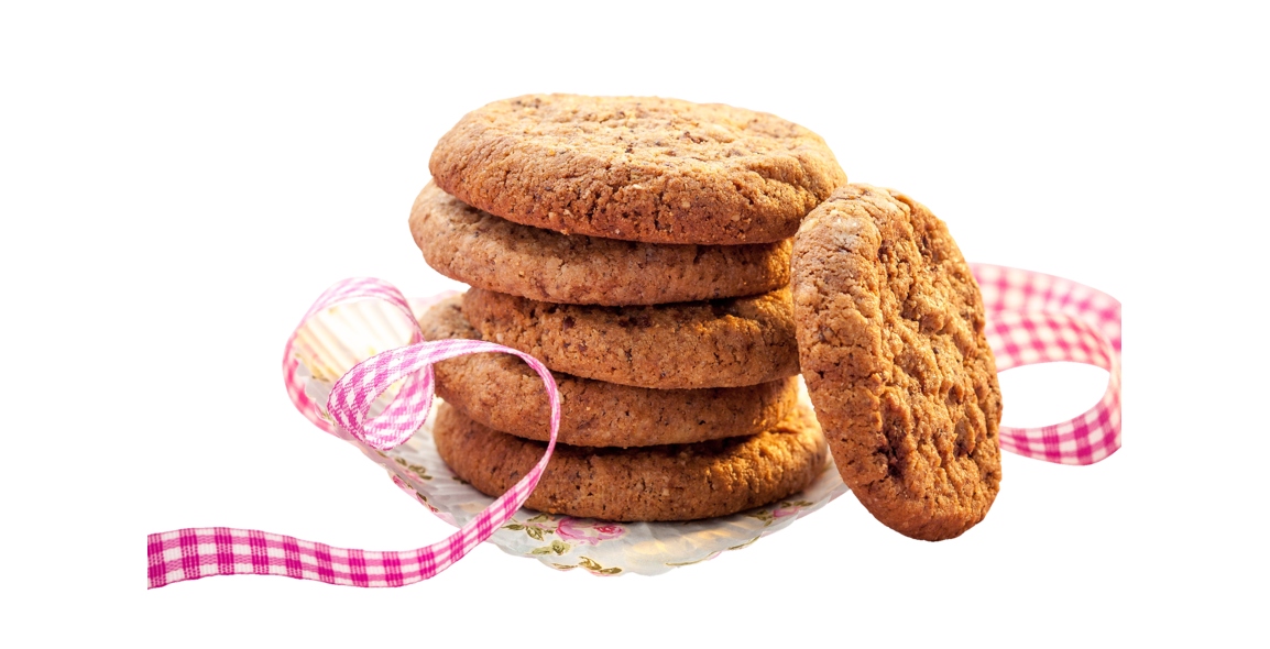 Cookies mit weißer und dunkler Schokolade