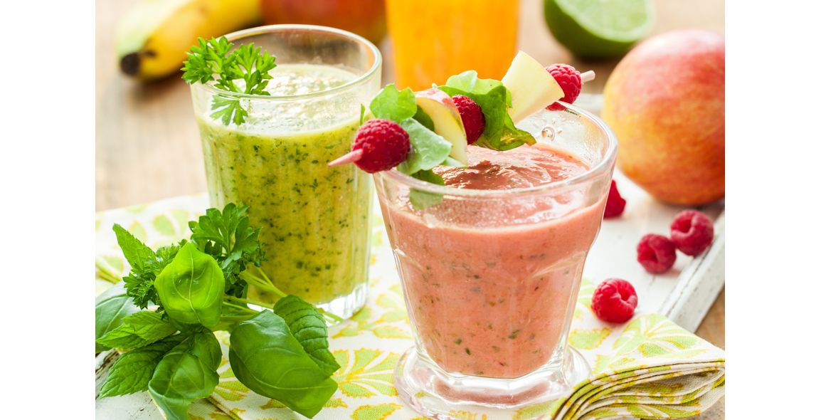 Fruchtiger Salat-Smoothie