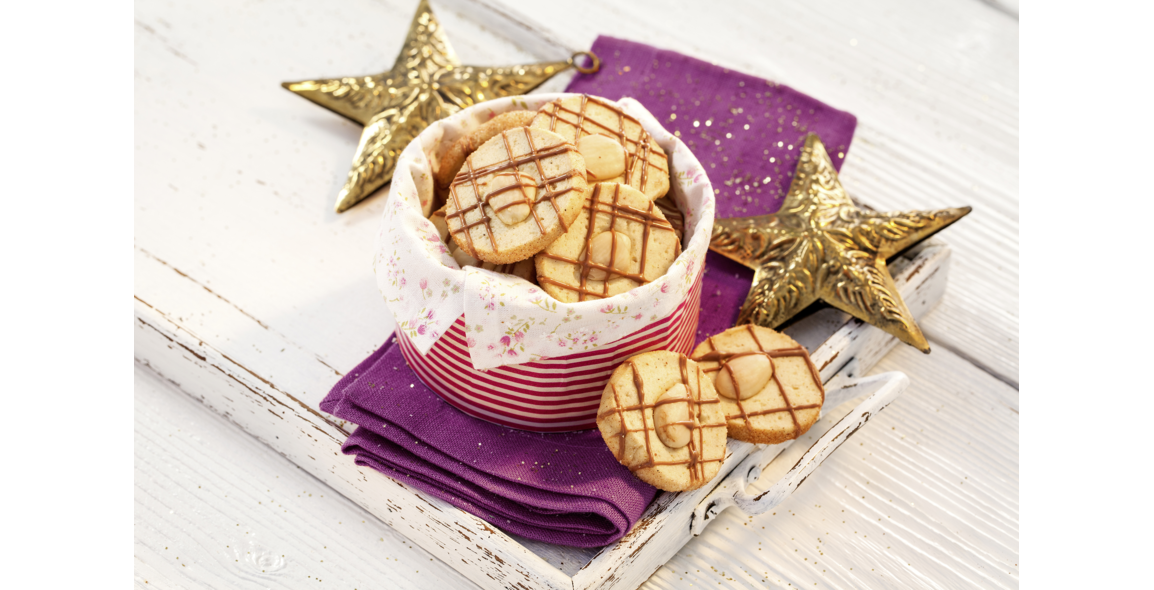 Marzipan-Frischkäse Taler