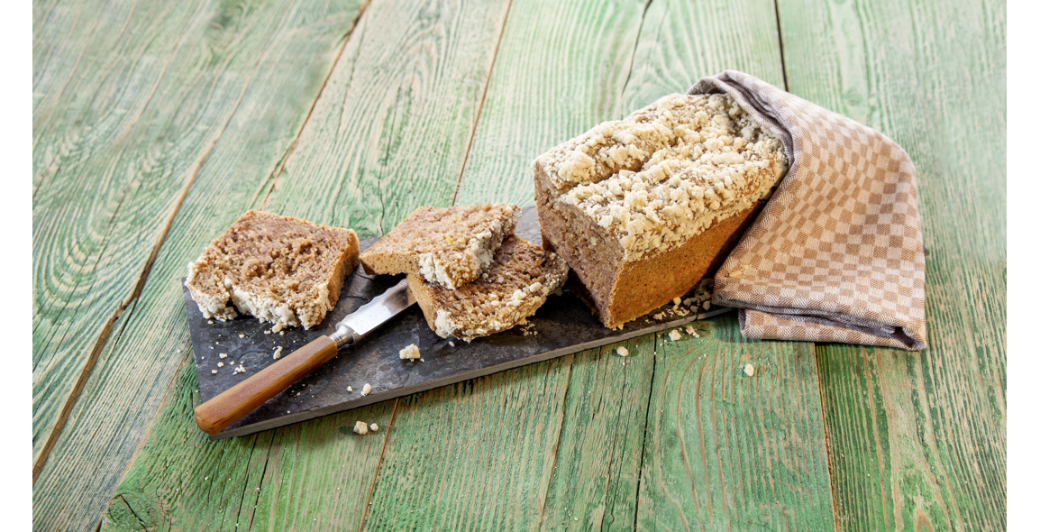 Dattel-Bananen-Kuchen mit Streuseln
