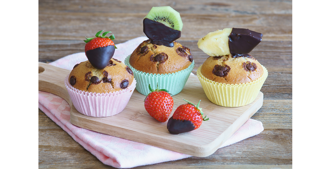 Fruchtige Straciatella-Muffins