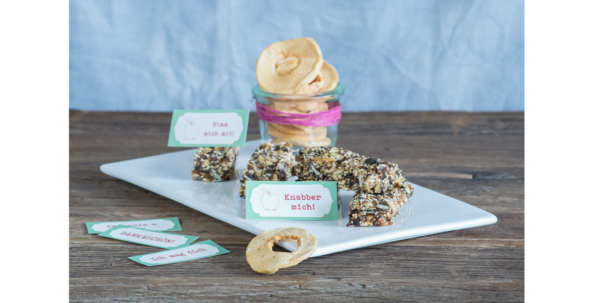 Herbstliche Knabberriegel