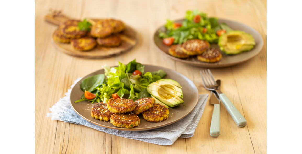 Sojabohnen-Bratlinge