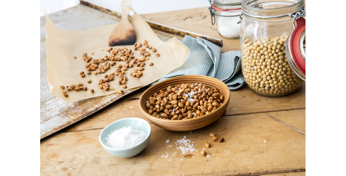 Sojabohnen Knabbersnack