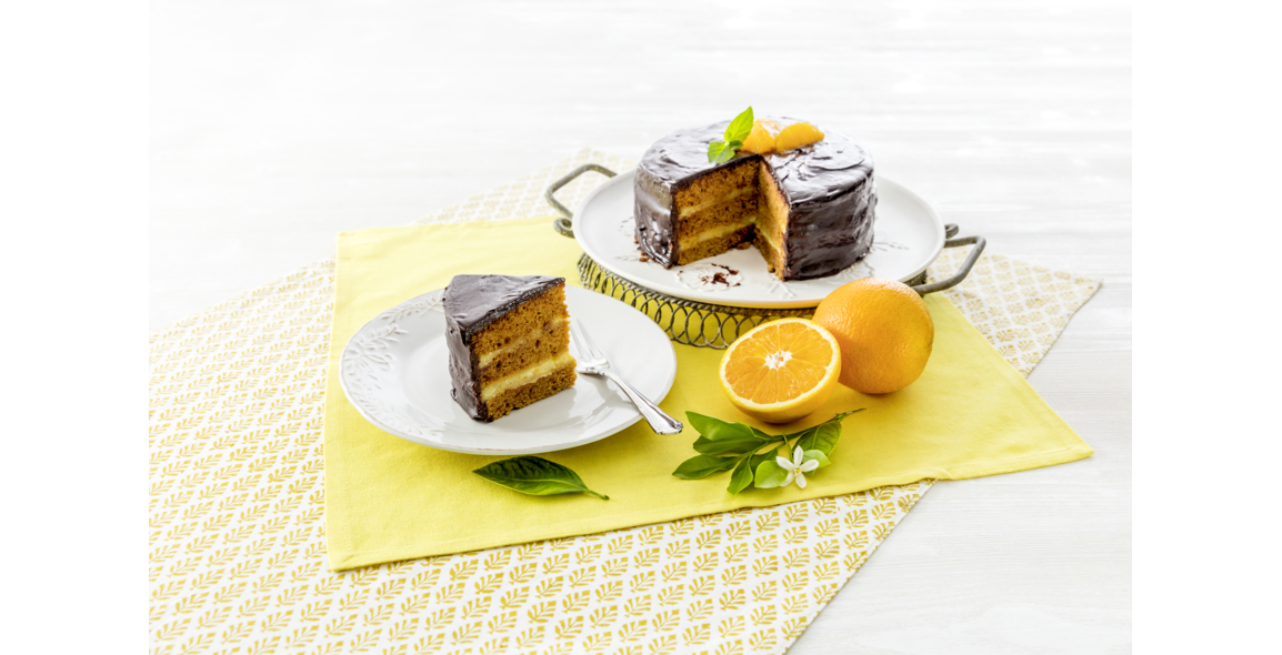 Kokosblüten-Orangentorte