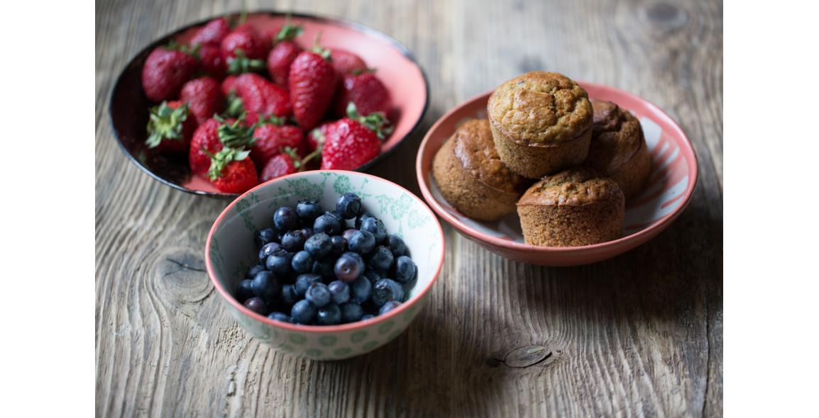 Muffins mit Kokosöl, Hafer- und Dinkelflocken