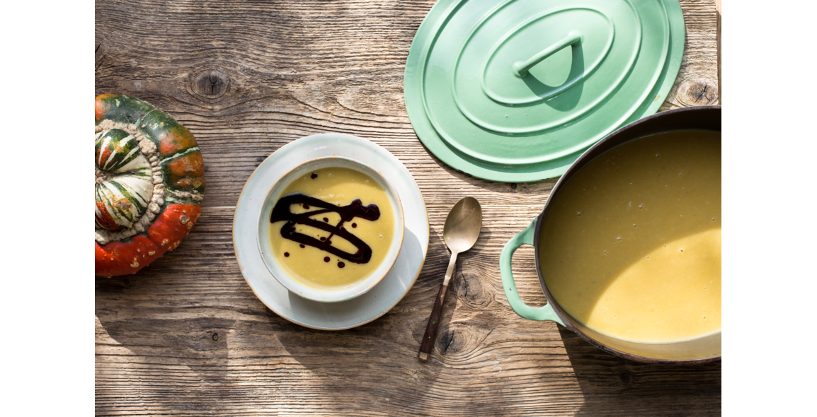 Kürbissuppe aus dem Ofen