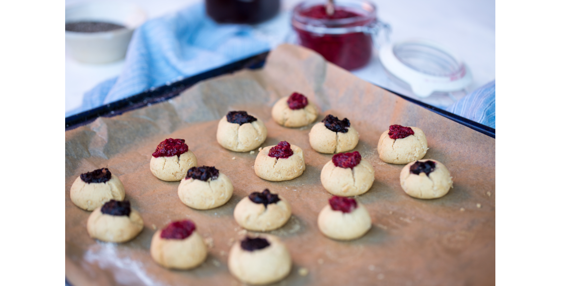 Chia-Marmelade Kulleraugen mit Ghee