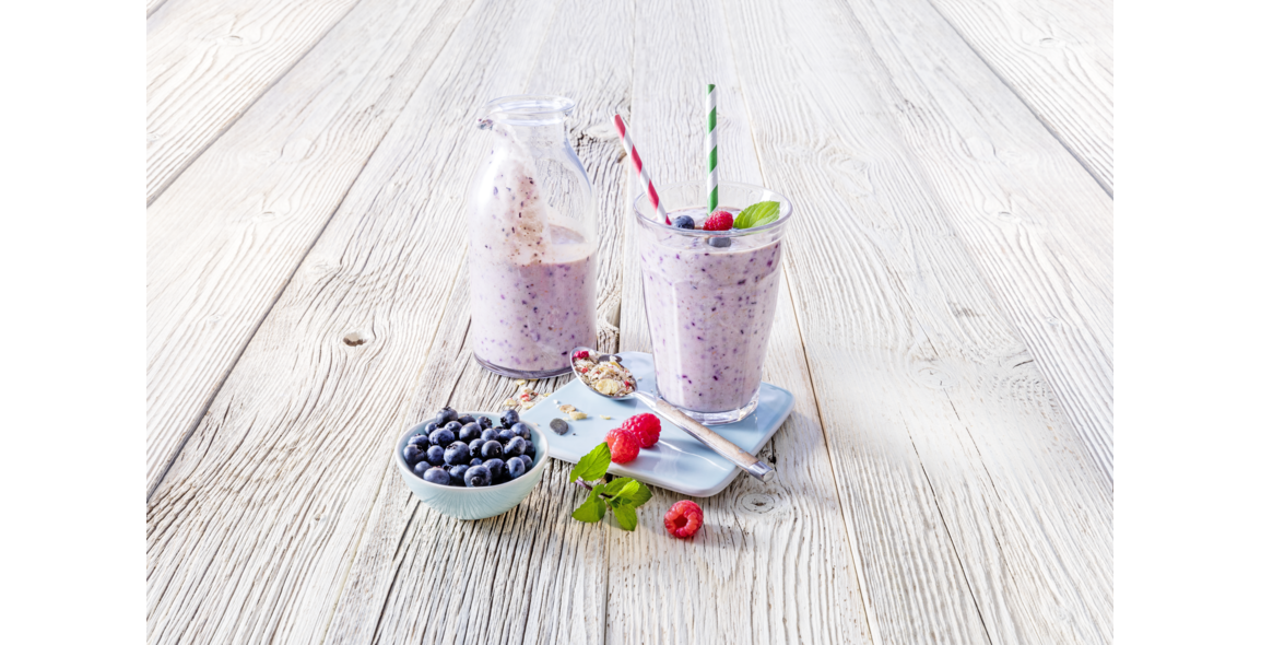 Fruchtiger Müsli-Shake