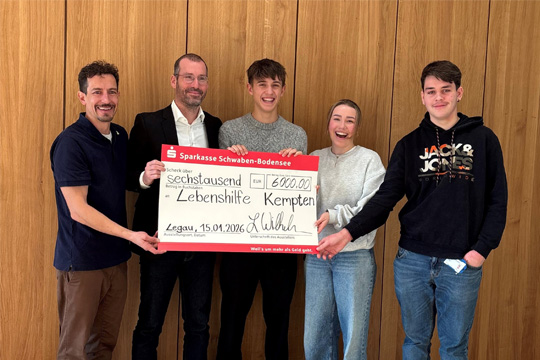 Rapunzel spendet 6.000 Euro an die Stiftung Lebenshilfe Kempten