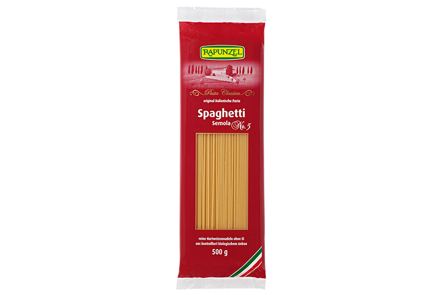 Rapunzel Spaghetti Semola No. 5 von Öko-Test bewertet