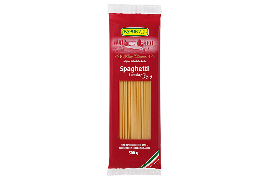 Rapunzel Spaghetti Semola No. 5 von Öko-Test bewertet Rapunzel Spaghetti Semola No. 5 von Öko-Test bewertet
