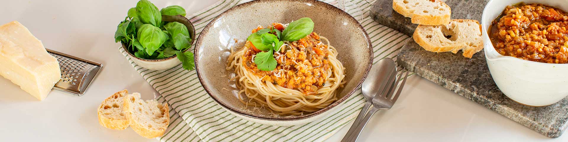 Vegetarische Bolognese mit Linsen-image