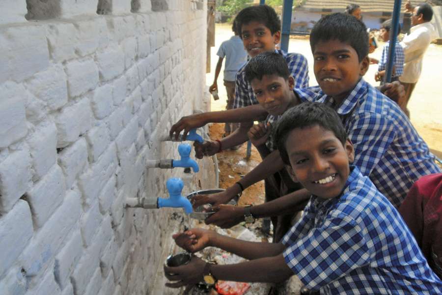 Trinkwasseraufbereitungsanlage – International Solar Research Center, Indien