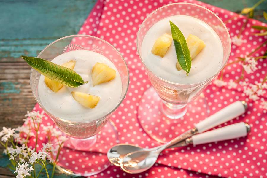 Quark Ananas Dessert | fruchtiger Nachtisch für jeden Anlass