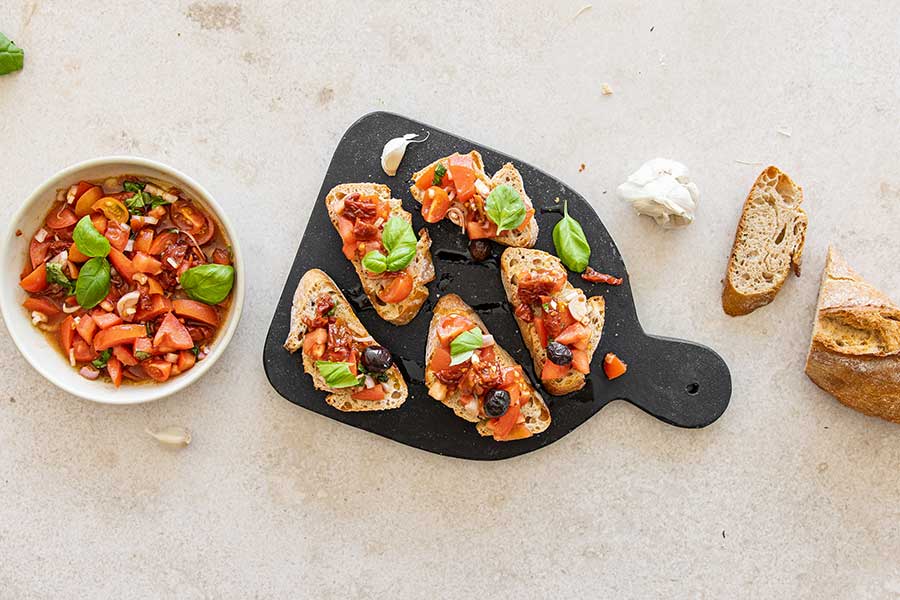 02.05.2024: Bruschetta mit getrockneten Tomaten