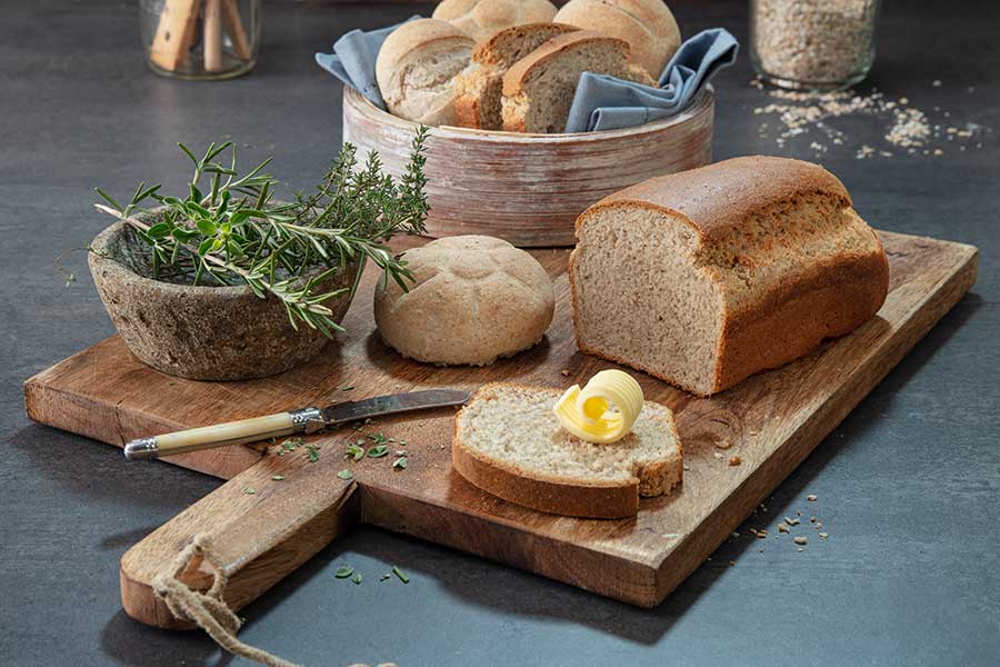 Buchweizen-Brot & -Brötchen