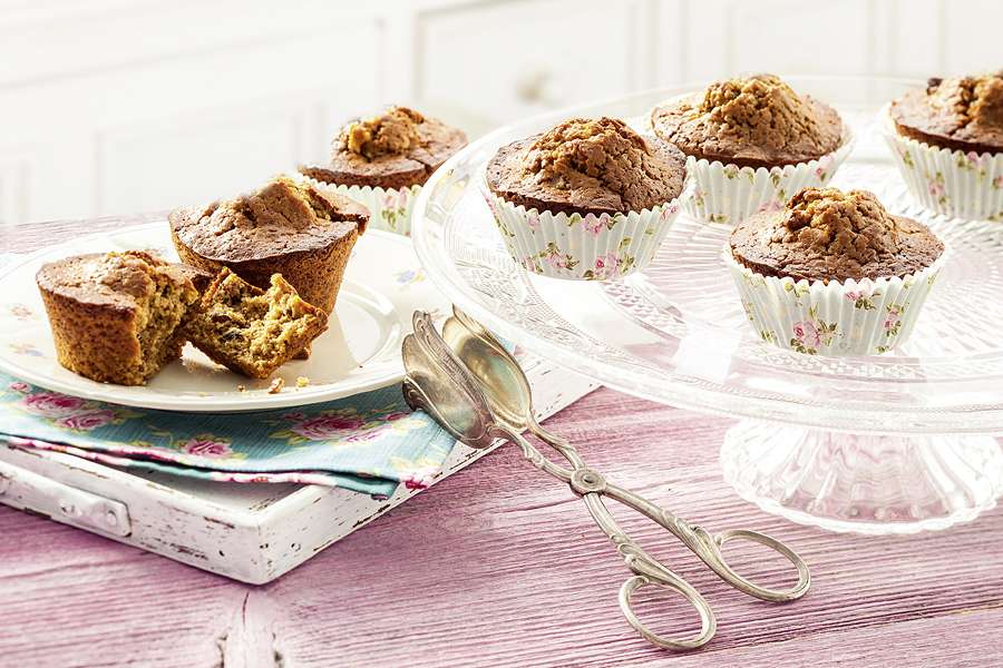 Cranberry-Nuss-Muffins