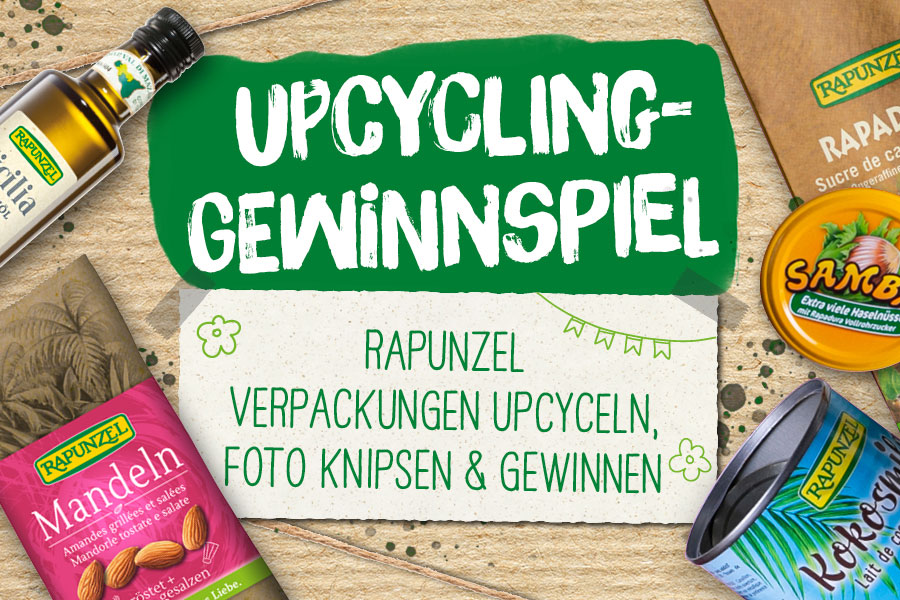 *Gewinnspiel*: Rapunzel Verpackungen upcyceln *Gewinnspiel*: Rapunzel Verpackungen upcyceln