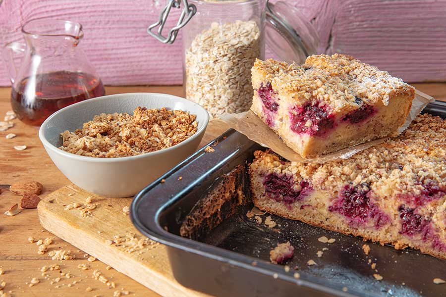 Grundrezept Kuchenstreusel mit Flocken