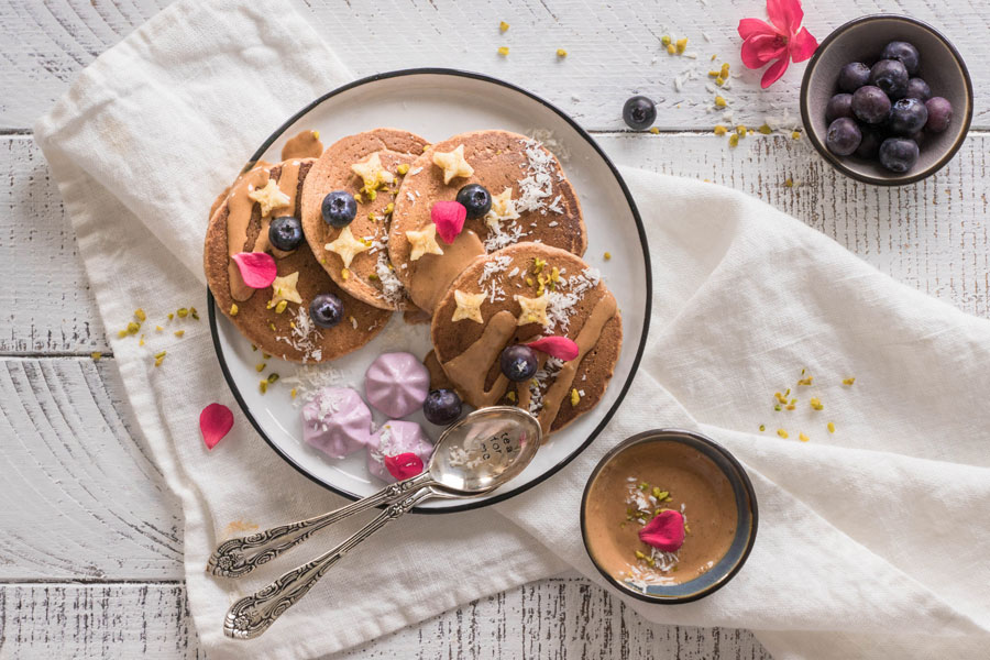 Luftige Hafer-Pancakes aus nur 4 Zutaten