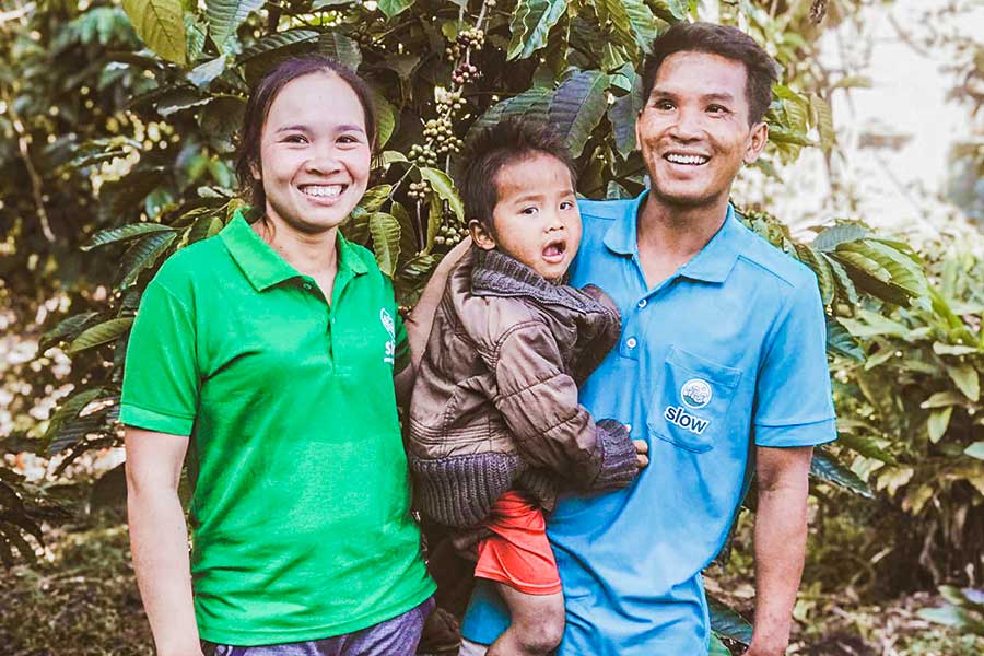 Fairer HAND IN HAND Heldenkaffee aus Laos