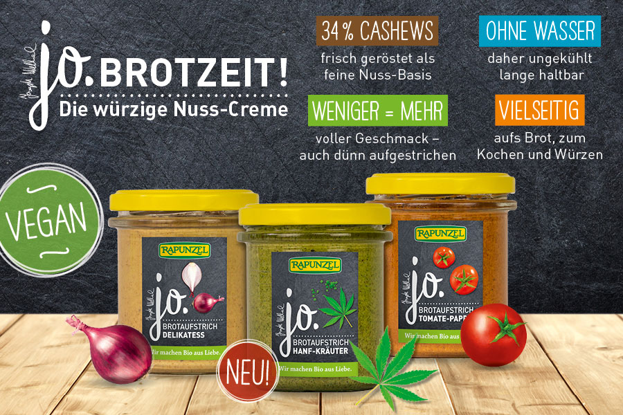 jo. würzige Brotaufstriche jo. würzige Brotaufstriche