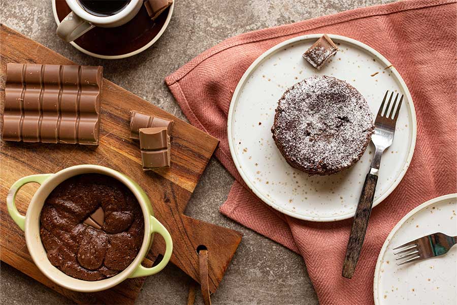 19.03.2023: Lava Cake mit flüssigem Nougatkern