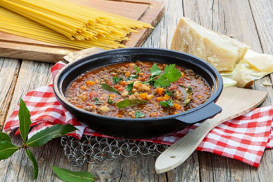Rezepte mit Gourmet Berg-Linsen braun