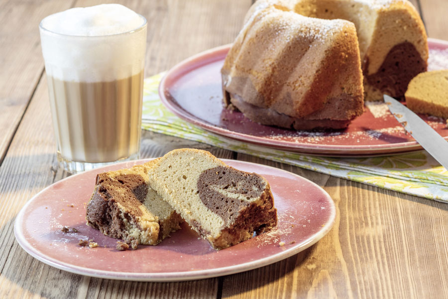 Marmorkuchen mit Mandelmehl