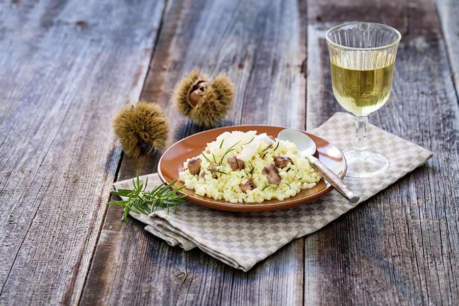 Risotto mit Maronen