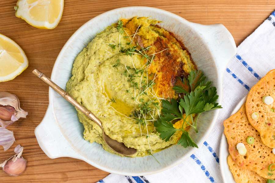 Mungbohnen Hummus